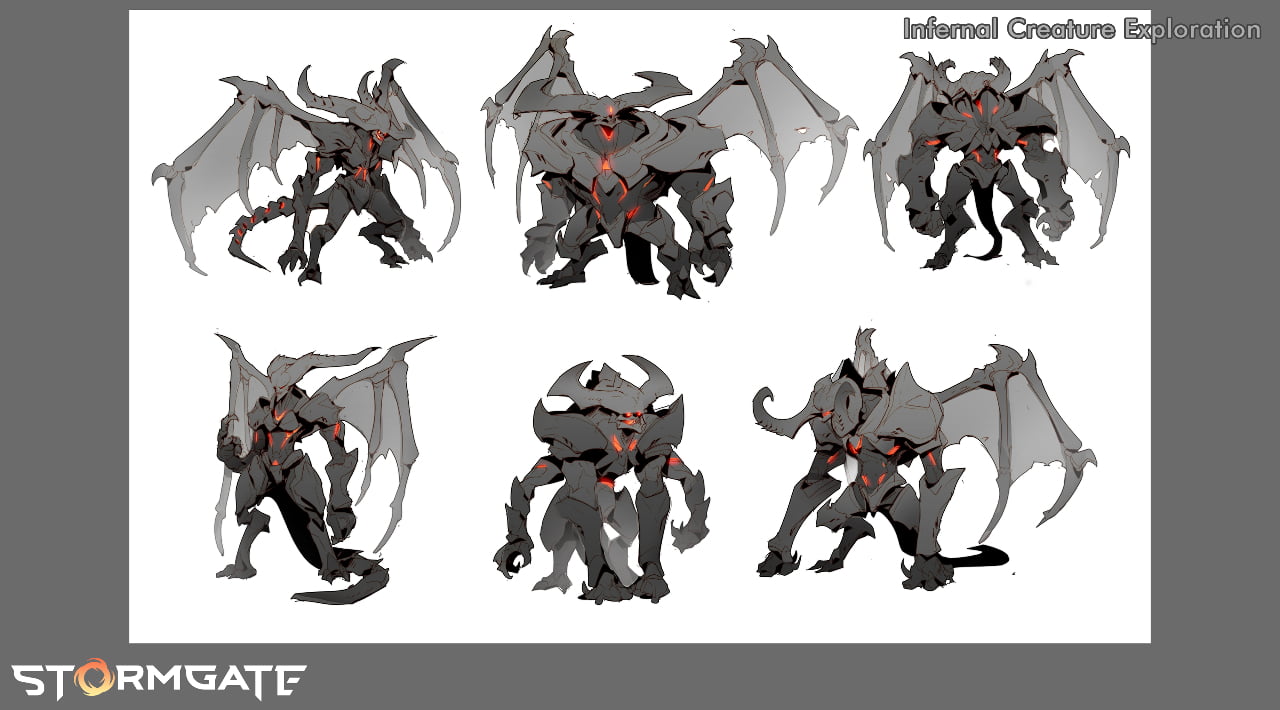 Infernal Creature concept art